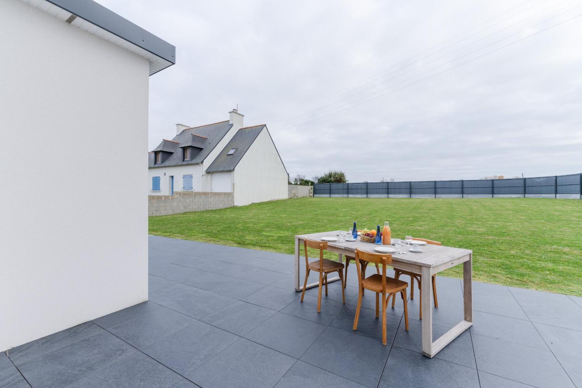 Ker Stivell - Superbe Maison Neuve A 2 Pas De La Mer Landunvez Zewnętrze zdjęcie