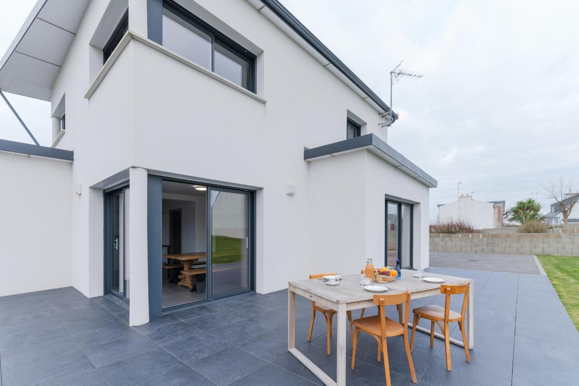 Ker Stivell - Superbe Maison Neuve A 2 Pas De La Mer Landunvez Zewnętrze zdjęcie